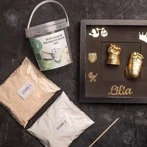 Le parfait souvenir kit de moulage et d'empreintes 3D BLANC