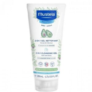 MUSTELA GEL NETTOYANT 2 EN 1 200ML CHEVEUX ET CORP8