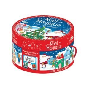 Sassi Junior Noel magique - Livre + Puzzle géant +3ANS