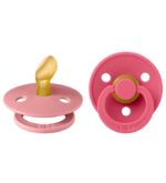 Bibs Lot de 2 Sucettes Anatomique Dusty Pink / Coral 6-18 mois