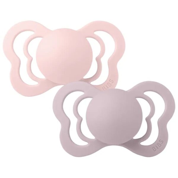 BIBS Sucettes en silicone Blossom/Dusky Lilac 0-6 m