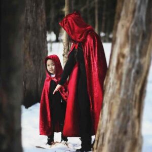 déguisements Cape chaperon rouge enfant 7-8ans