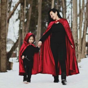 déguisements Cape chaperon rouge adulte