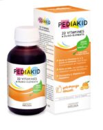PEDIAKID Sirop 22 Vitamines et Oligo-élements goût Abricot – Orange 125ml