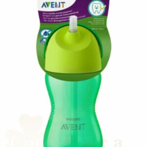 Avent Tasse à paille 300ml 12m+ sans BPA - Vert