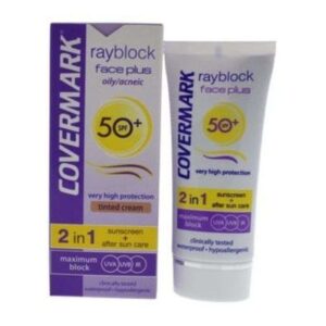 COVERMARK RAYBLOCK FACE PLUS PEAU NORMAL SPF 50 +TEINTE BEIGE CLAIR 50 ML